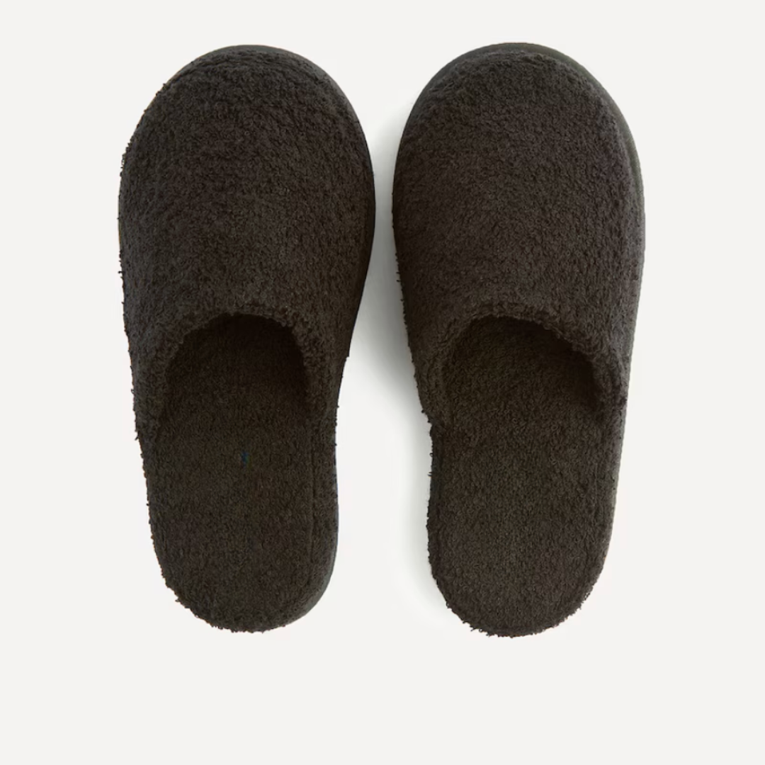 Berlo Cotton Bath Slippers Powder