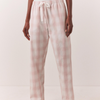 Pink Striped %100 Pamuk Kadın Pijama Takımı