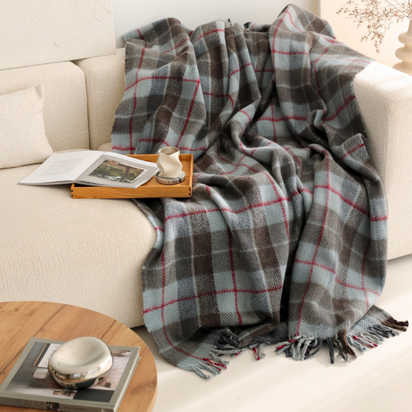 Woolmark Double Pure Wool Blanket Claret Red