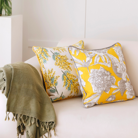 Mimosa Throw Pillow Cover 45x45 cm