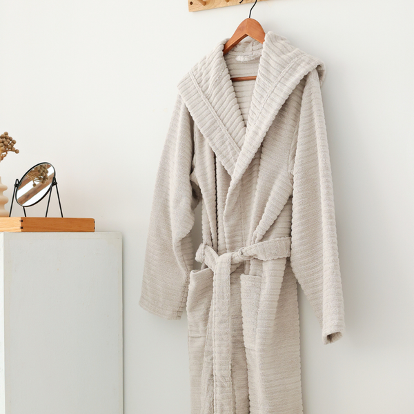 Ultra Soft 100% Cotton Bathrobe Anthracite