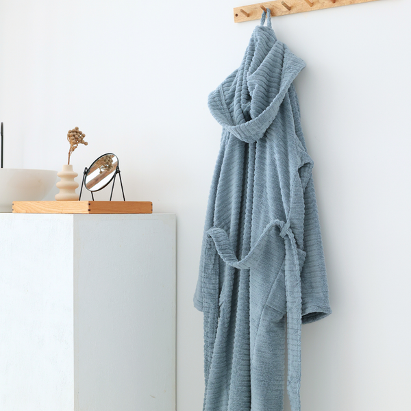 Ultra Soft 100% Cotton Bathrobe Anthracite