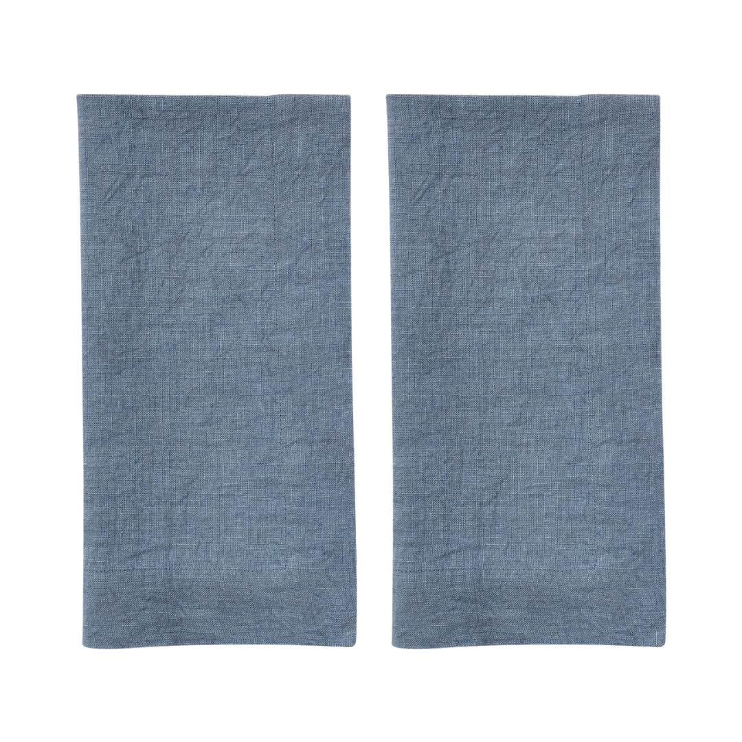 Vintage Natural Raw Linen Napkin (Pack of 2)