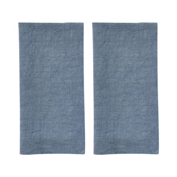 Vintage Natural Raw Linen Napkin (Pack of 2)