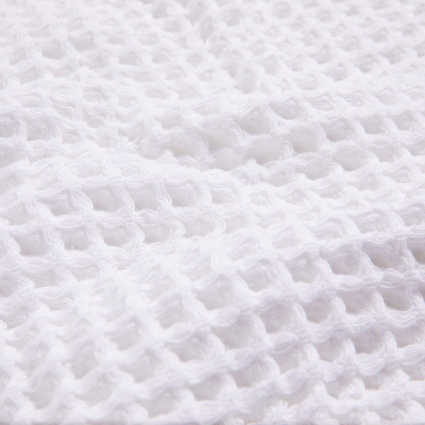 Waffle 100% Cotton Face Towel 50x80 cm White