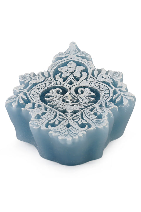 Blue Decorative Candle