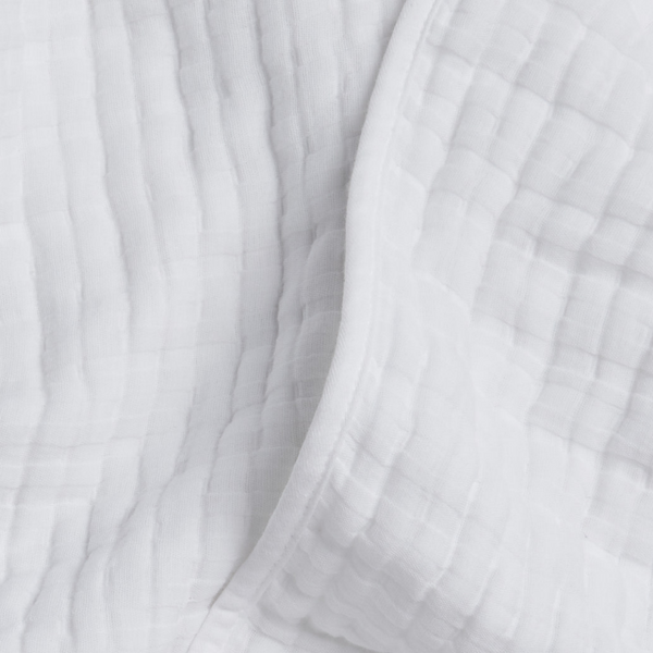 Gauze Double 5 Layer Muslin Bedspread White