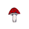 Mushroom Handmade Ceramic Brooch - Lapel Pin