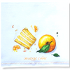 Orange Cake Printed Napkin