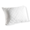 Quilted Pillow Cover 50x70 cm White