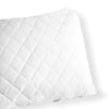 Quilted Pillow Cover 50x70 cm White