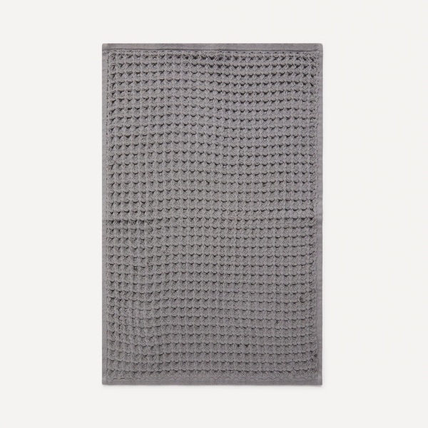 Waffle 100% Cotton Face Towel 50x80 cm Anthracite