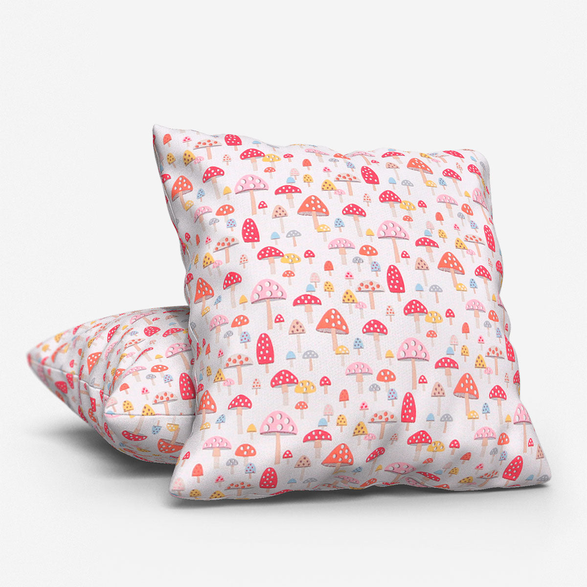 Mushroom Throw Pillow Cover 45x45 cm