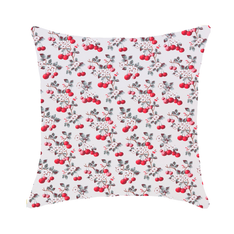 Cherry Pillow Cover 45x45 cm Ecru