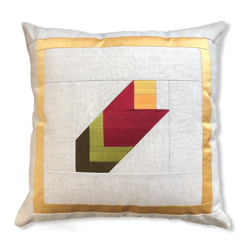 Patchwork Linen Cushion