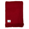 Woolmark Single Single Pure Wool Blanket Red