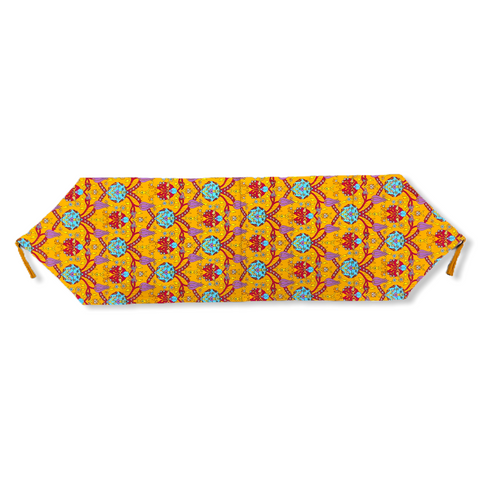 Tulip and Carnation Pattern Runner Yellow