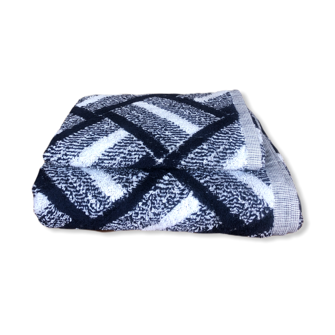 Arya Set of 2 Towels Navy Blue