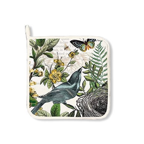 Birds Cotton Oven Holder