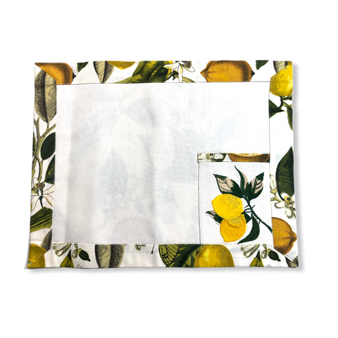 Lemon Pattern Pocket Placemat