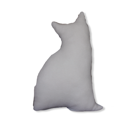 Hazel 3D Cat Pillow Gray